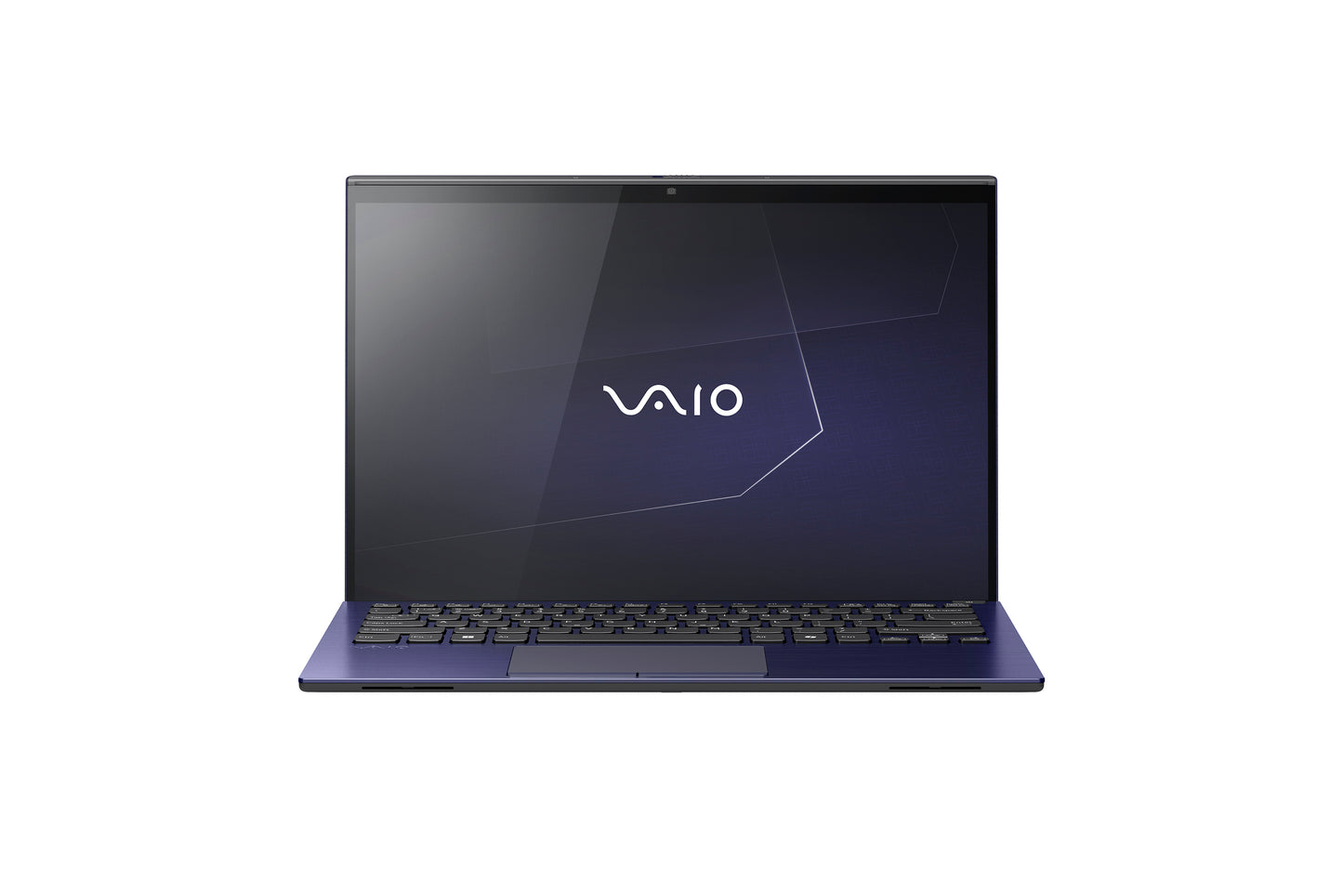A sleek VAIO laptop with a modern design, showcasing the VAIO logo on its screen, ideal for work and entertainment.