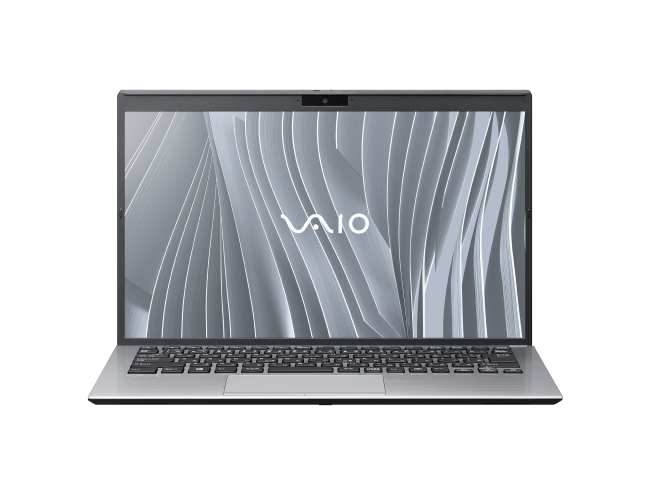Sleek VAIO laptop with a high-resolution display and modern design, featuring a stylish silver finish.