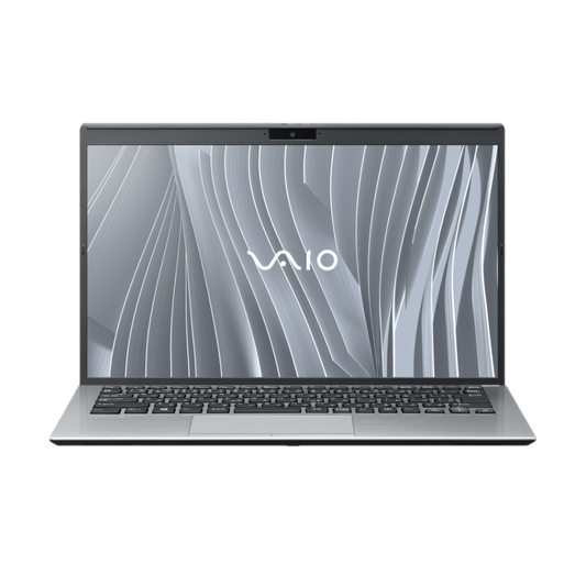Sleek VAIO laptop with a high-resolution display and modern design, featuring a stylish silver finish.