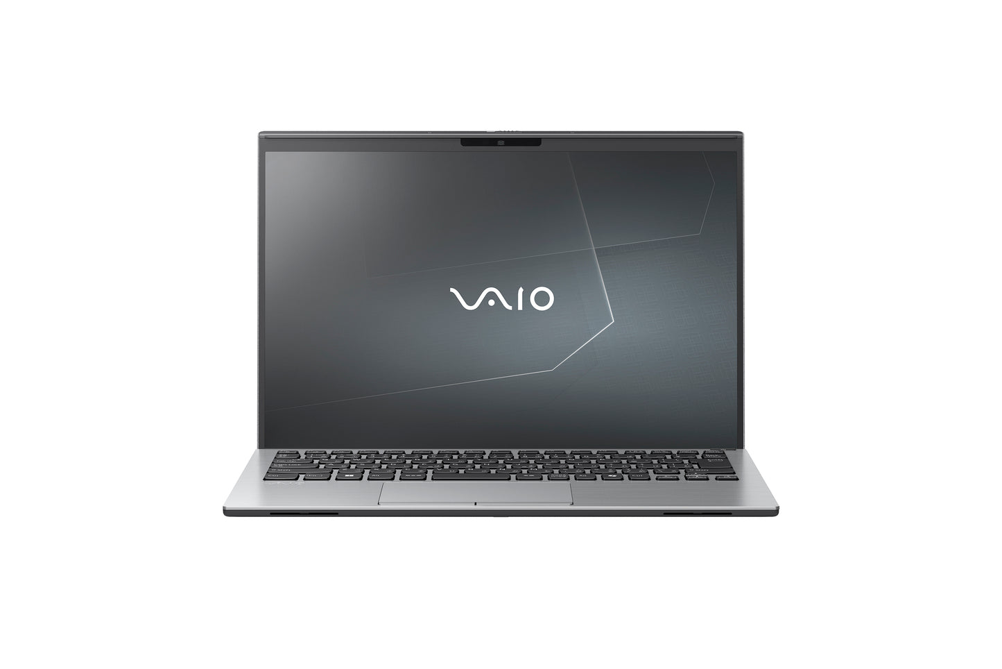 A sleek silver VAIO laptop with a modern design and the VAIO logo, ideal for high-performance tasks.