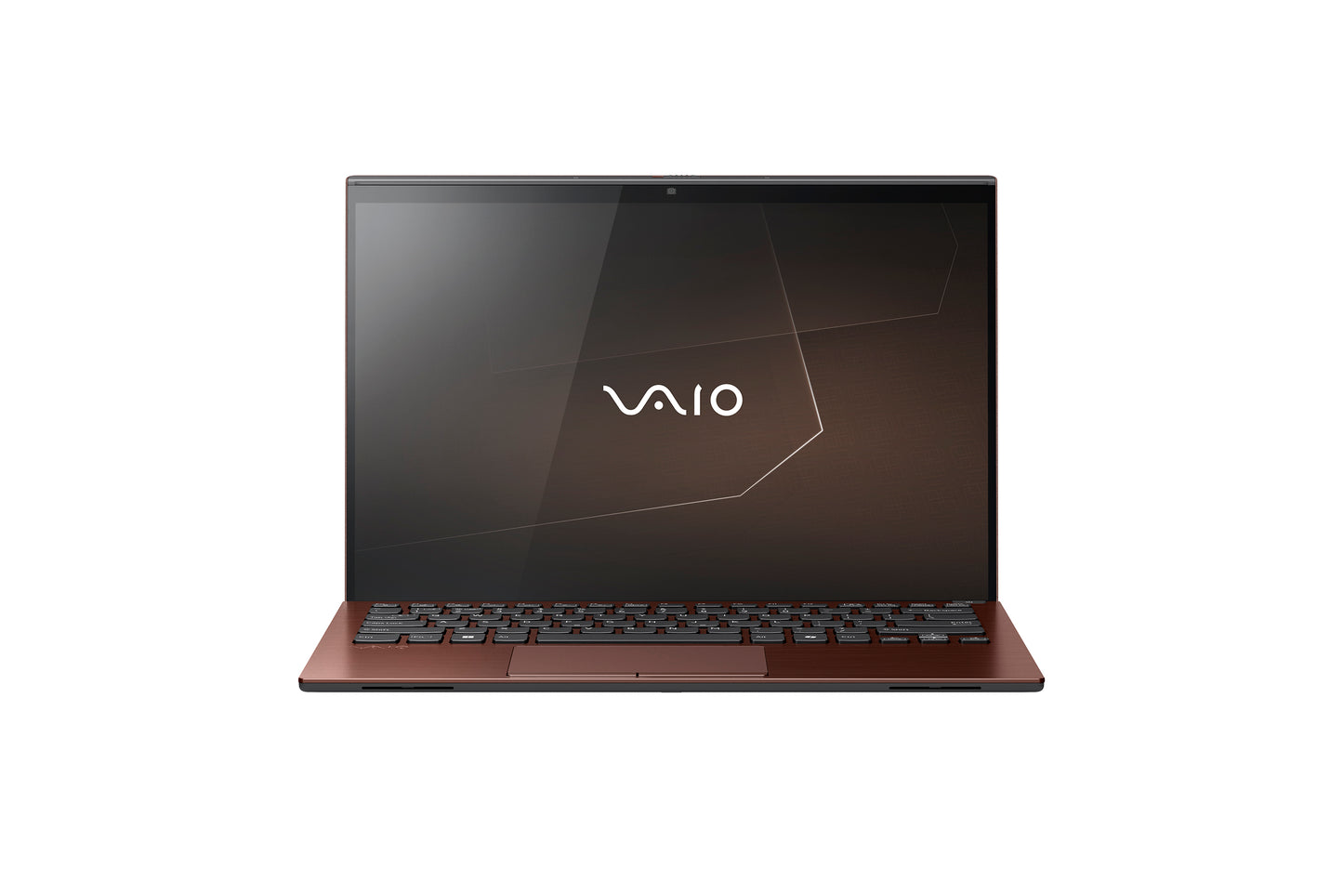 A sophisticated VAIO laptop with a sleek design, featuring the VAIO logo on the screen, perfect for productivity.