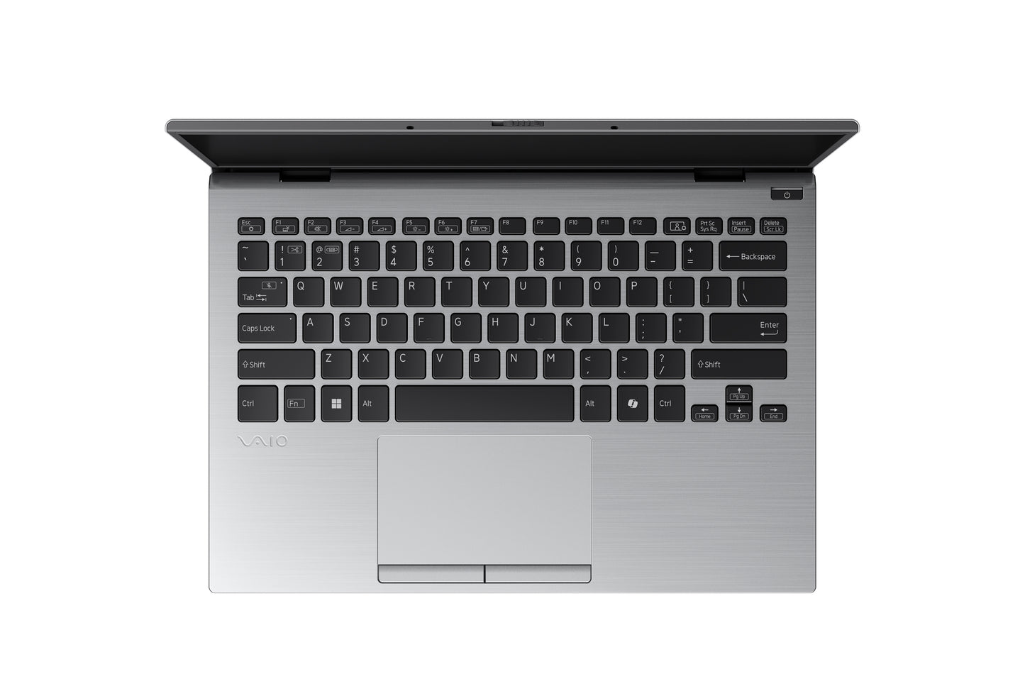 A sleek silver VAIO laptop ideal for high-performance tasks.